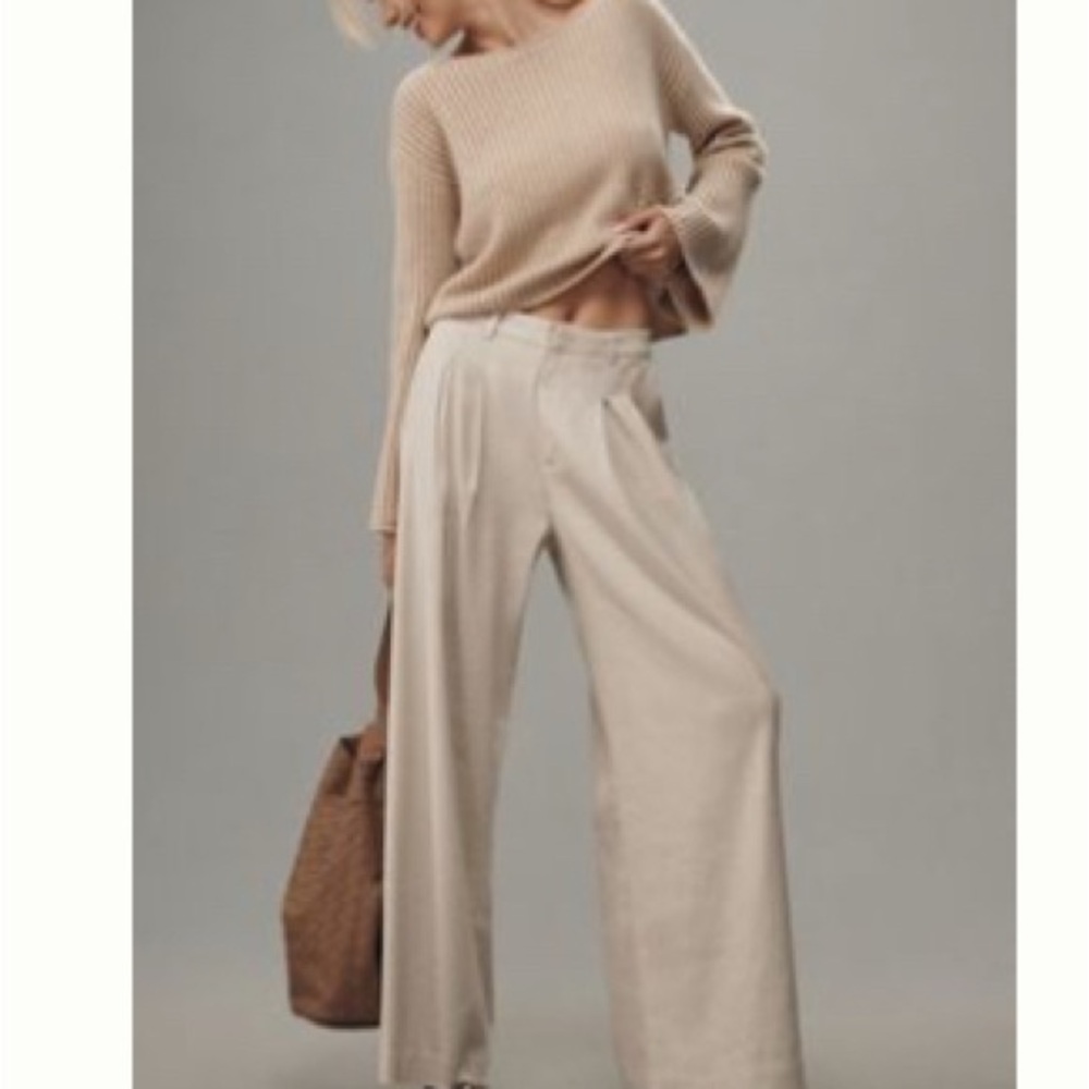 Maeve Cream Trousers